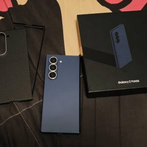85%新 Samsung Galaxy Z Fold 6 12+1TB Navy 藍色 韓版 雙Sim卡 Z Fold6 摺機 水貨...