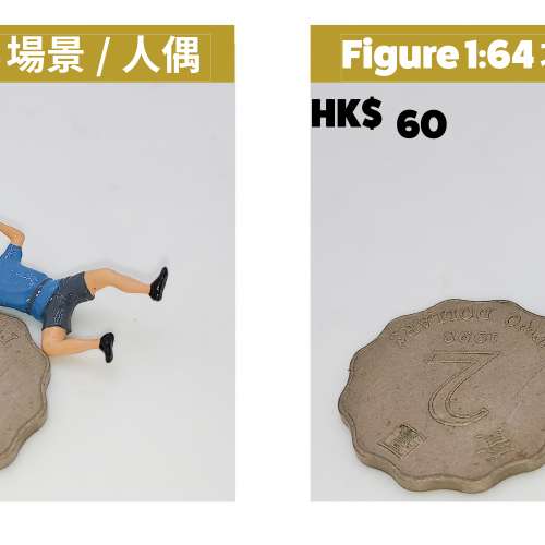 1:64 人偶都經過精細上色與雕刻，為收藏家打造的微縮藝術品。