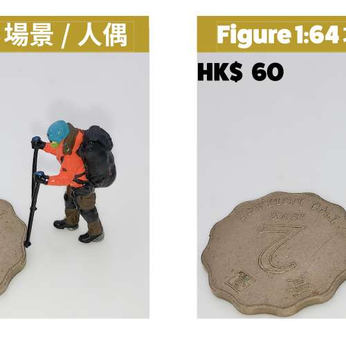 1:64 人偶都經過精細上色與雕刻，為收藏家打造的微縮藝術品。