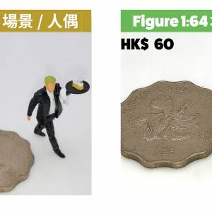 1:64 微型人偶系列，搭配港式場景、車仔檔、茶餐廳，讓你的 diorama 活起來！