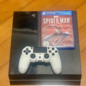 Sony PlayStation 4 主機 + Marvel Spider-Man 遊戲