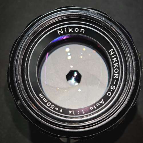 nikon 50/1.4 NIKKOR SC AI 尼康 50mm 50 MF 95%new 鏡片通透冇花冇霉對焦環順暢 光...