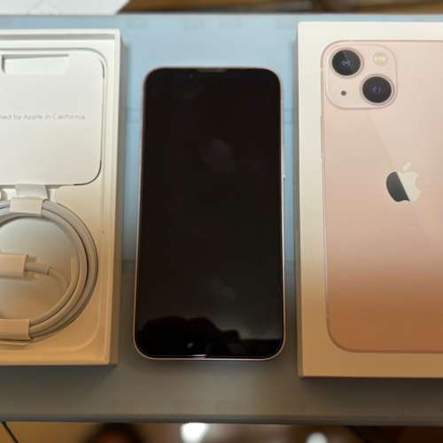 新淨粉紅色 iPhone13 mini 256Gb 電量88%