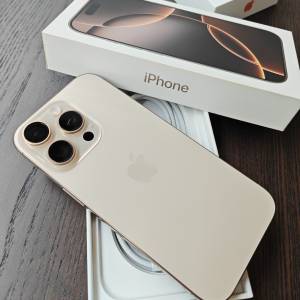 99.9%新 iPhone 16 PRO 全套有保養沙漠金