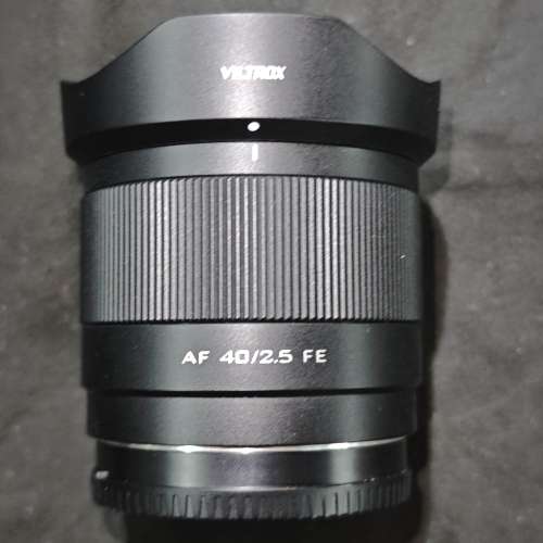 Viltrox 40/2.5 AF FE 唯卓士 40mm 40 for sony 索尼 FE 全畫幅 有盒有罩 淨I鏡片...
