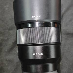 sony 85/1.8 FE 索尼 85mm 85 全畫幅 有罩有盒冇單 鏡片完美 功能全正常 98%以上新