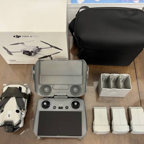 99.99%新DJI mini 4 pro （長續航暢飛套裝）連長續航唱飛套裝 DJI Care