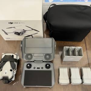 99.99%新DJI mini 4 pro （長續航暢飛套裝）連長續航唱飛套裝 DJI Care