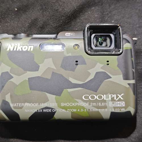 Nikon Coolpix AW120  潛水機 尼康 跟1電1條USB充電線 90%以上新 功能全正常 送記...