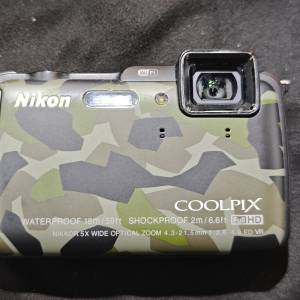 Nikon Coolpix AW120  潛水機 尼康 跟1電1條USB充電線 90%以上新 功能全正常 送記...