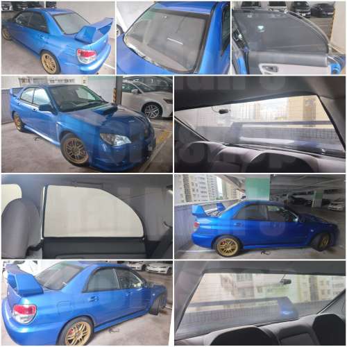 Subaru IMPREZA WRX STI 全車磁石濾光窗網太陽擋