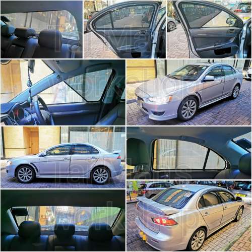 Mitsubishi Lancer Evolution 全車磁石濾光窗網太陽擋
