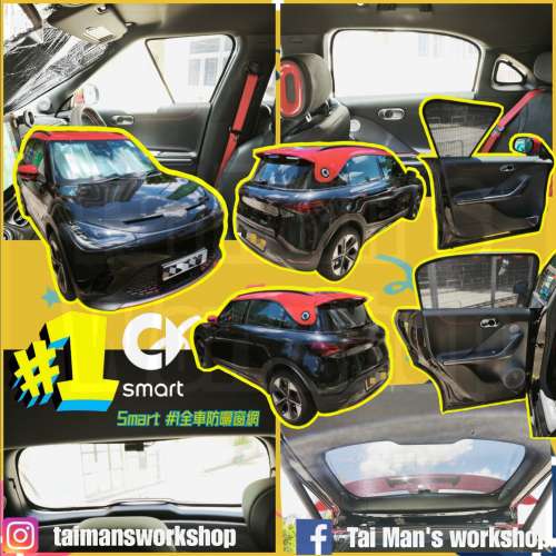 SMART #1 #3 #5 全車濾光窗網太陽擋