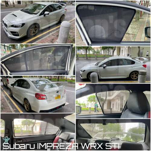 IMPREZA STI WRX 全車磁石濾光窗網太陽擋