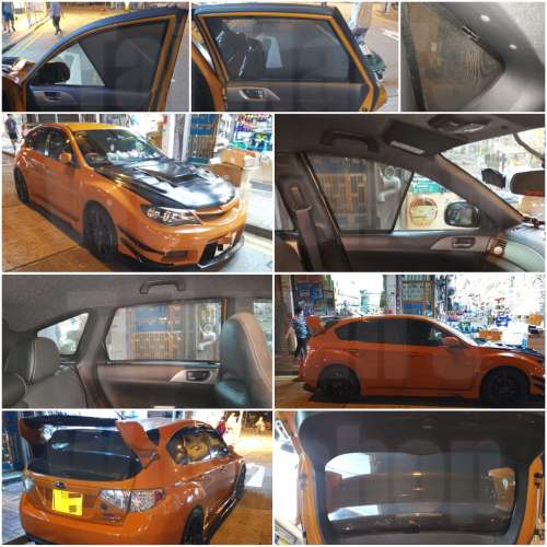 Subaru IMPREZA  WRX STI 全車磁石濾光窗網太陽擋