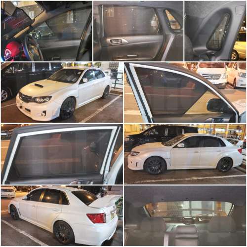 Subaru IMPREZA  WRX STI 全車磁石濾光窗網太陽擋