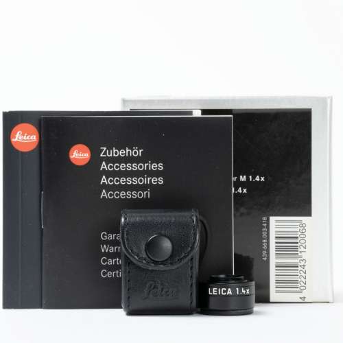 || TWO Leica Viewfinder Magnifier M 1.4x - 12006, full packing from $2000 ||