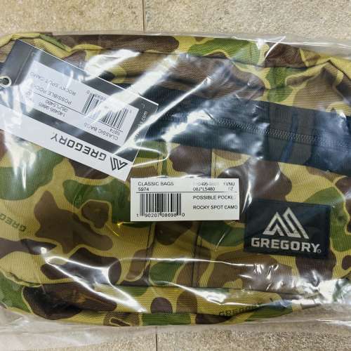 GREGORY - PADDED SHOULDER POUCH - ROCKY SPOT CAMO 岩石斑迷彩 日本版 100%全新未...