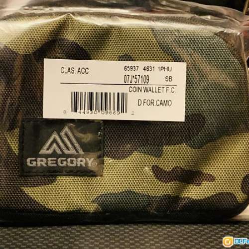 GREGORY COIN WALLET - DEEP FOREST CAMO 森林迷彩 100%全新未開封