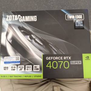 ZOTAC GeForce RTX 4070 SUPER 顯示卡 12GB 不是 5070