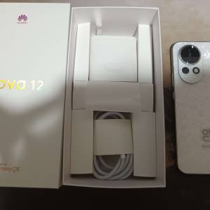 華為 Nova 12 (BLK-AL00)  有盒 陸版