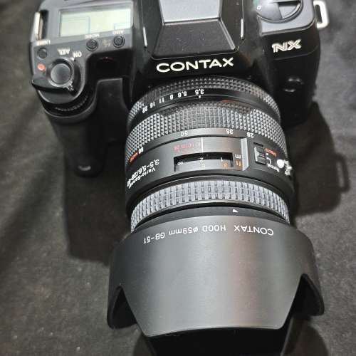 Contax NX  + 28-80 康泰時 28mm 80mm 28 80 機98%new 快門運作正常 視窗清晰 內倉...