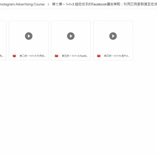 【千萬實戰級 FBIG廣告投放大師課程 Facebook _ Instagram Advertising Course】