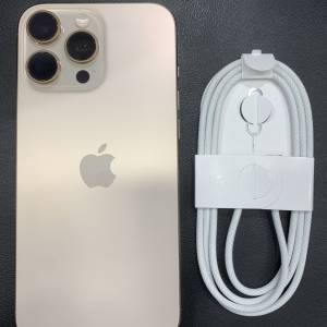 99%New iPhone 16 Pro Max 512GB 沙漠金色 蘋果保養至2026-5-9 電池效能100% 香港...