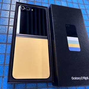 三星galaxy z Flip5 512gb,官網獨享黃，港行雙卡極新，所有原裝，所有功能正常！全...