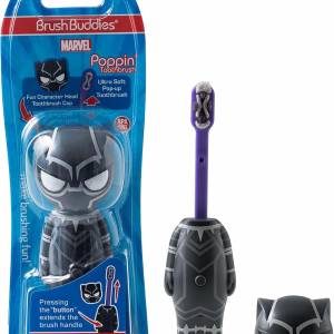 美國兒童牙刷 Brush Buddies Marvel Toothbrush-黑豹