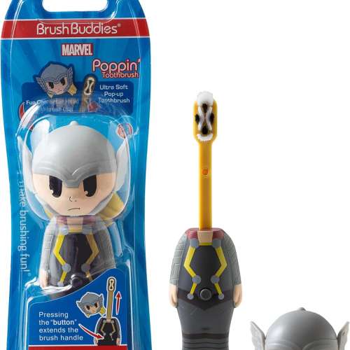 美國兒童牙刷 Brush Buddies Marvel Toothbrush-雷神