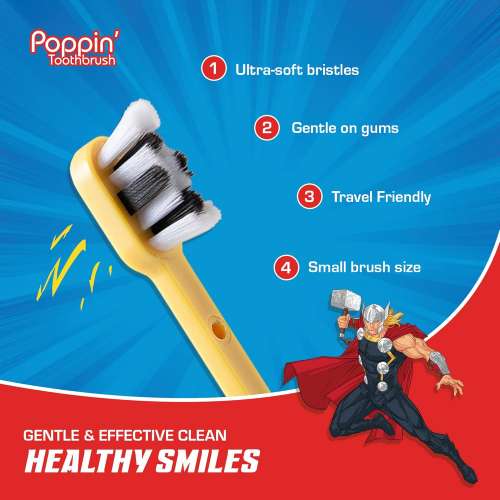 美國兒童牙刷 Brush Buddies Marvel Toothbrush-雷神