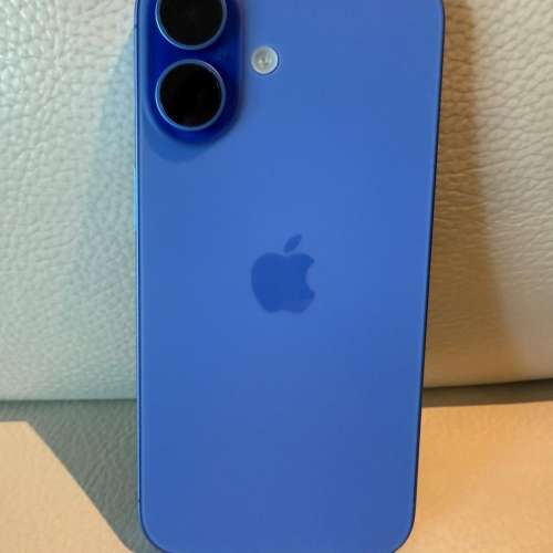 99%New iPhone 16 128GB 藍色 蘋果保養至 2026-3-23 電池效能100% 香港行貨有盒