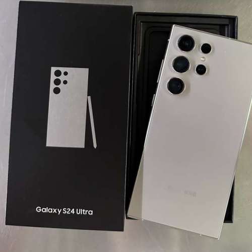 三星galaxy S24 ultra 1TB港行雙卡,完美冇花，冇修冇拆，所有功能正常！全套齊保養...