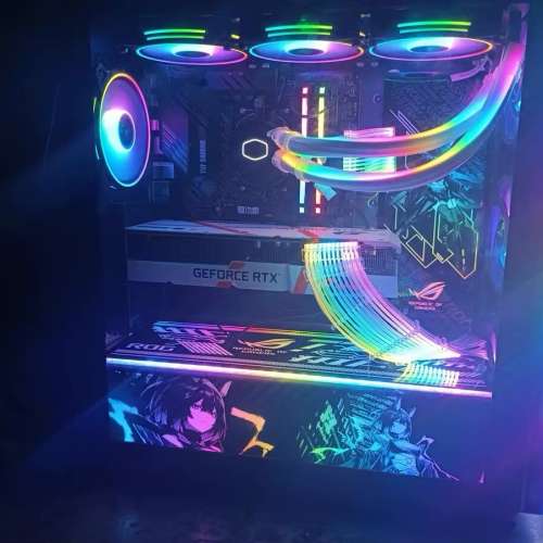 第 10代 Intel® Core™ i7處理器 台式水冷電腦主機 頂配16G DDR4 ，4G 遊戲獨顯，...