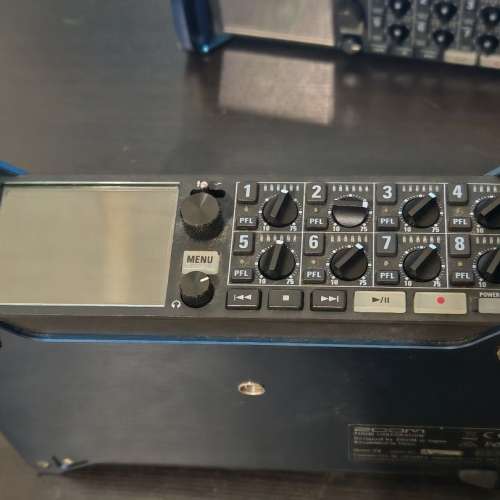 八成新 Zoom F8 多軌錄音機 audio mixer 現場收音
