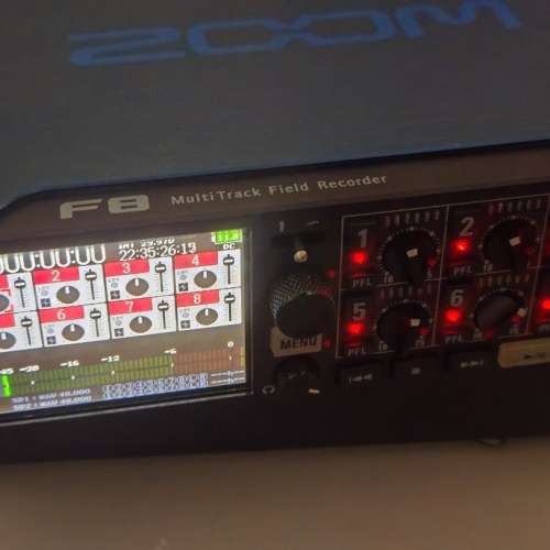 八成新 Zoom F8 多軌錄音機 audio mixer 現場收音