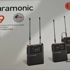 全新 Saramonic k9 專業無線咪2發1收 雙通道無線麥克風系統