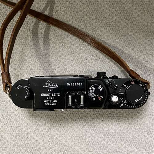Leica IIIG (LTM mount) Black Paint Repaint