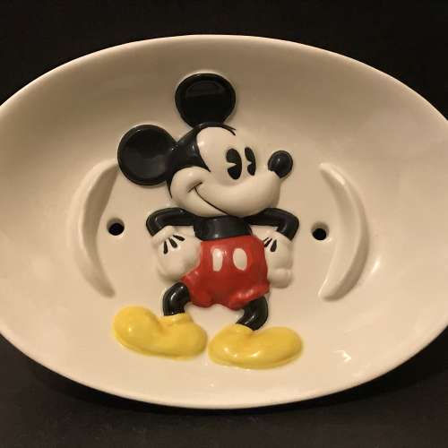 米奇老鼠浴室四寶 (皂/牙刷/漱口杯/沐浴露盛器)