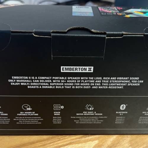 喇叭Marshall emberton II 藍芽喇叭