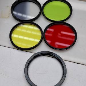 HASSELBLAD B60轉62MM RING HOYA COLOR FILTER x 4