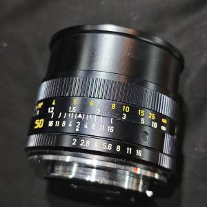 Leica Leitz 徠卡 50/2 Canada 50mm 50 加製 加拿大  Summicron R mount 鏡片冇花冇...
