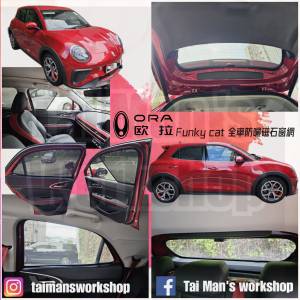 ORA 全車磁石濾光窗網太陽擋