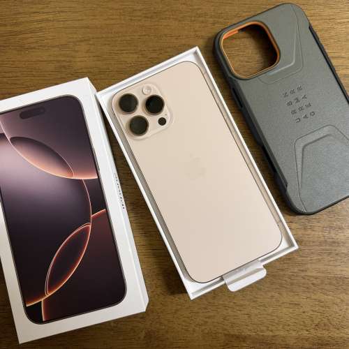 香港行貨 iPhone 16 Pro Max 沙漠金色 512GB