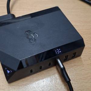 EGO EXINNO 120W 即時輸出顯示 6 USB充電器