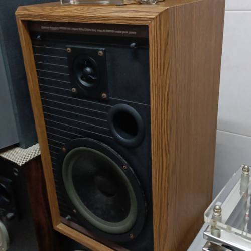 American Acoustics speakers，整體企理吾太殘，有歲月底部爆邊，其中一隻頂有崩，...