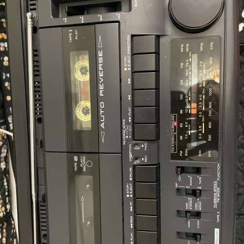 HITACHI CX-W700 大型CD.雙卡式4波段3D收錄音機