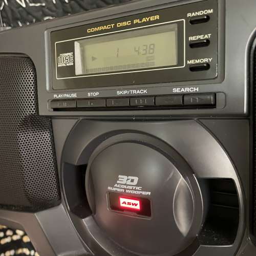 HITACHI CX-W700 大型CD.雙卡式4波段3D收錄音機