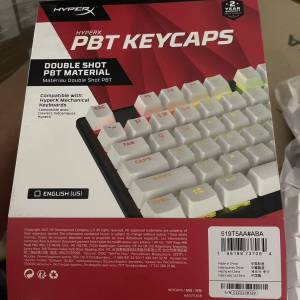 HyperX極度未知PBT鍵帽雙色透光鍵帽